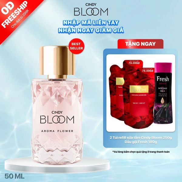 Nước Hoa Nữ CINDY BLOOM Aroma Flower Hương Ngọt Ngào Nữ Tính 50ml/chai