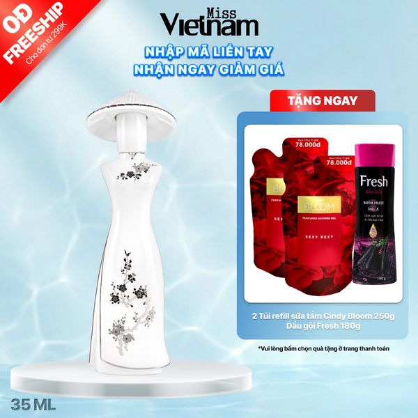 Nước hoa nữ Miss Vietnam - Sài Gòn N27 - Hộp sứ trắng EDP 35ml