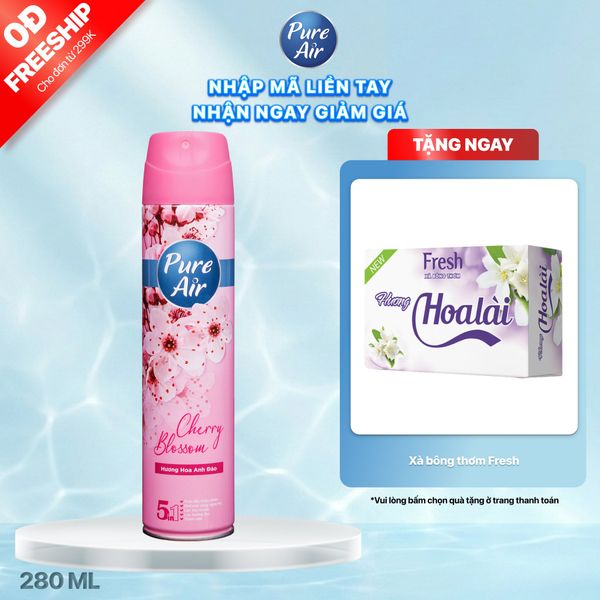 Xịt phòng Pure Air 280ml - Anh đào