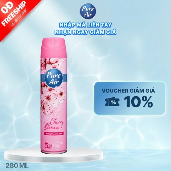 Xịt phòng Pure Air 280ml - Anh đào