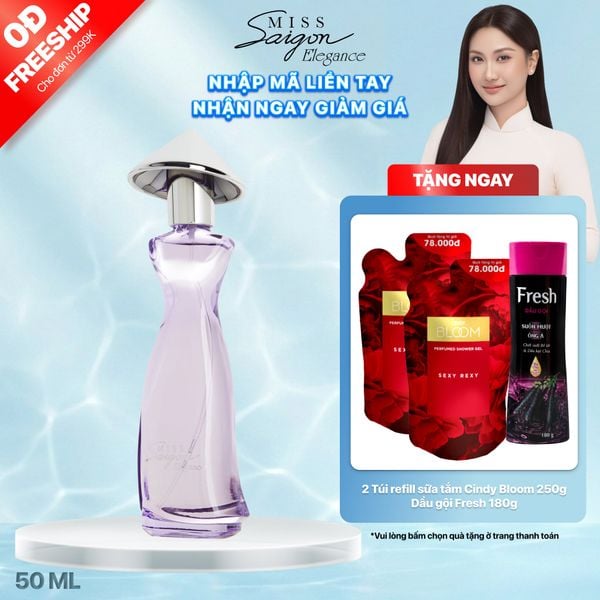 Nước Hoa nữ Miss Saigon Elegance Amethyst 50ml - Hương Quyến Rũ