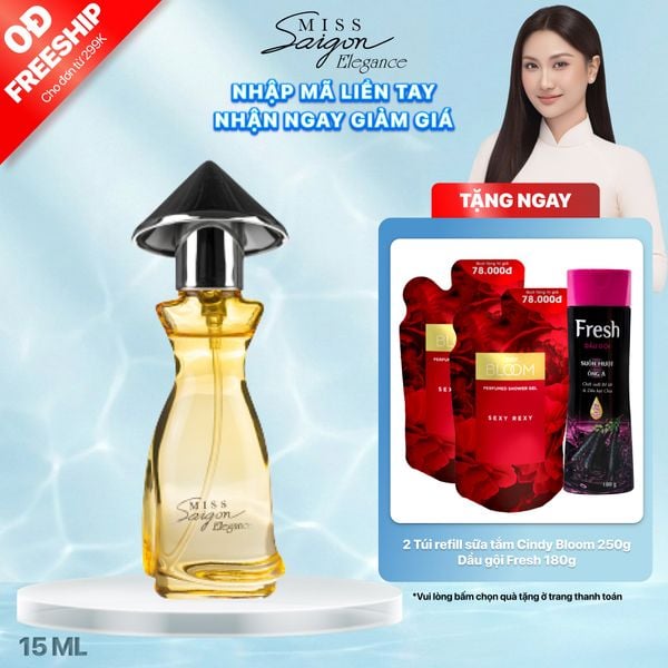 Nước hoa nữ Miss Saigon Elegance Amber 15ml - Hương Duyên Dáng