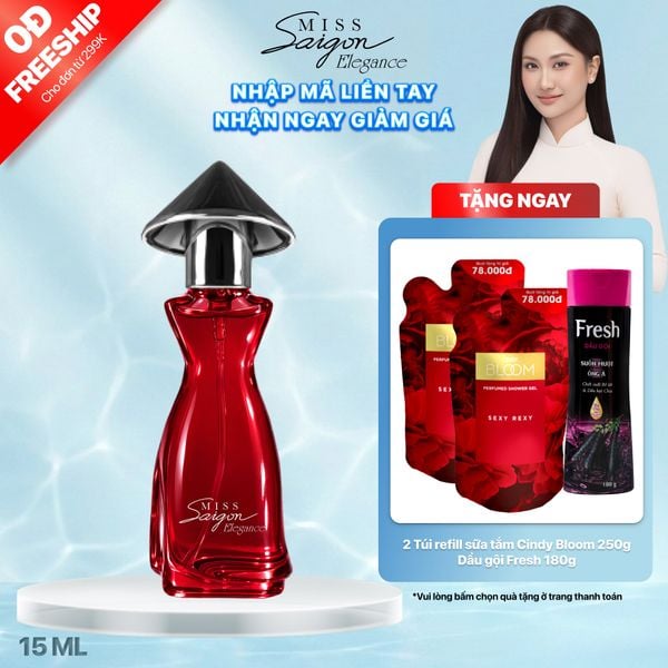 Nước Hoa Miss Saigon Elegance Garnet 15ml - Hương thơm nhẹ nhàng quyến rũ