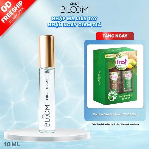 Nước hoa nữ Cindy Bloom Fresh Ocean hương năng động trẻ trung 10ml