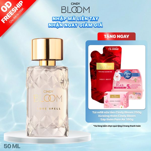 Nước Hoa Nữ CINDY BLOOM Love Spell Hương Thơm Ngọt Ngào, Lôi Cuốn 50ml