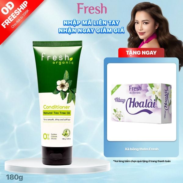 Dầu xả hữu cơ Fresh Organic 180g -Tea Tree