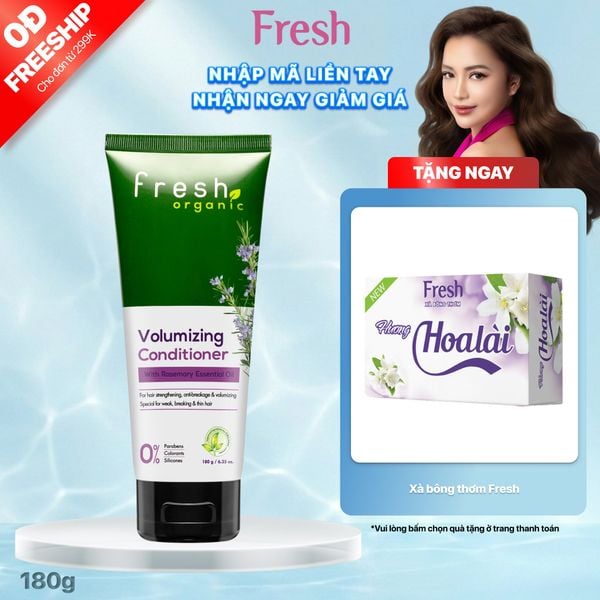 Dầu xả hữu cơ Fresh Organic 180g - Rosemary
