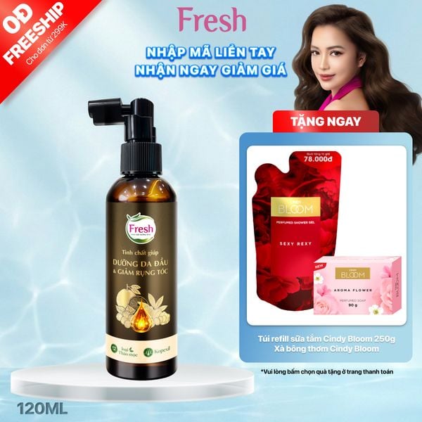 Tinh Chất Fresh Thảo Mộc Dưỡng Sinh Giúp Dưỡng Da Đầu Và Hỗ Trợ Giảm Rụng Tóc 100ml