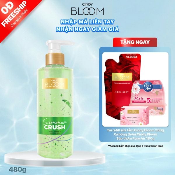 Sữa tắm Cindy Bloom Jewel Sparkle Shower Gel Summer Crush, 480g