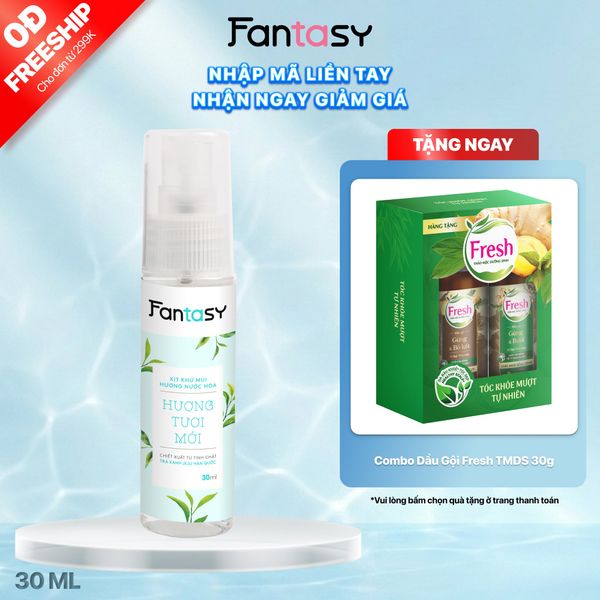 Xịt khử mùi hương nước hoa Fantasy - Tươi mới