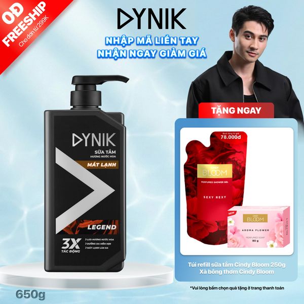 Sữa tắm mát lạnh Hương nước hoa Dynik - Legend, 650g