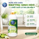 Nước rửa chén Enzyme sinh học Pure Air Hương Trà và Sả chanh, 750g 