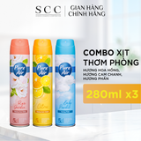  Combo 3 Chai Xịt Phòng Nước Hoa PURE AIR 280ml/chai 