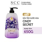  Sữa tắm nước hoa dưỡng da mềm mại Cindy Secret, 650g 