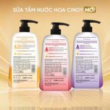  Sữa tắm nước hoa dưỡng da mềm mại Cindy Classic, 650g 