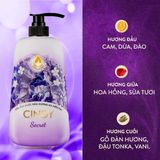  Sữa tắm nước hoa dưỡng da mềm mại Cindy Secret, 650g 