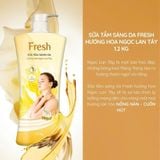  Sữa Tắm Sáng Da FRESH Hương Hoa Ngọc Lan Tây Chai 1.2kg 