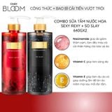  Combo Sữa Tắm Nước Hoa CINDY BLOOM Sexy Rexy Quyến Rũ + So Slay Thu Hút 640g/chai 