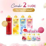  Combo Sữa tắm nước hoa 640g và Lăn khử mùi sáng da Hương nước hoa Cindy Bloom 50ml (Fresh Ocean) 