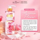  Combo Sữa tắm nước hoa 640g +và Lăn khử mùi sáng da Hương nước hoa Cindy Bloom 50ml (Aroma Flower) 