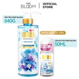  Combo Sữa tắm nước hoa 640g và Lăn khử mùi sáng da Hương nước hoa Cindy Bloom 50ml (Fresh Ocean) 