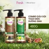  Combo 2 dầu gội Fresh TMDS (Sạch gàu + Chắc khỏe) - Phiên bản mới 