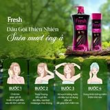  Dầu Gội FRESH Thiên Nhiên Chiết Xuất Bồ Kết Suôn Mượt Óng Ả 650g/chai 