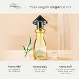 Nước hoa nữ Miss Saigon Elegance Amber 15ml - Hương Duyên Dáng 