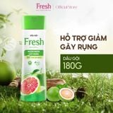 Dầu Gội FRESH Thiên Nhiên Giảm Gãy Rụng Tinh Dầu Bưởi 180g/chai 