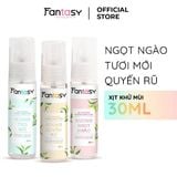  Xịt Khử Mùi Hương Nước Hoa FANTASY Giúp Da Sáng Mịn, Mờ Thâm 30ml 