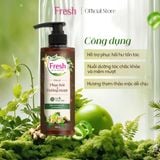  Dầu Gội & Xả FRESH Thảo Mộc Dưỡng Sinh Chắc Khỏe Bồng Bềnh/Sạch Gàu Mềm Mượt- 480g + 380g 