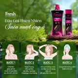  Dầu Gội FRESH Thiên Nhiên Giúp Tóc Chắc Khỏe Mềm Mượt 180g/chai 