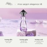  Nước Hoa Nữ Miss Saigon Elegance Hương Thơm Nữ Tính, Lưu Hương Lâu 15ml 