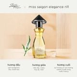  Nước Hoa Nữ Miss Saigon Elegance Hương Thơm Nữ Tính, Lưu Hương Lâu 15ml 
