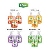  Combo 3 Sữa rửa tay Kleen Làm sạch Giúp kháng khuẩn Giúp dưỡng ẩm 500ml (3 x 500ml) 