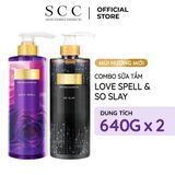  Combo 2 Sữa tắm nước hoa Cindy Bloom 640g (Love Spell + So Slay) 