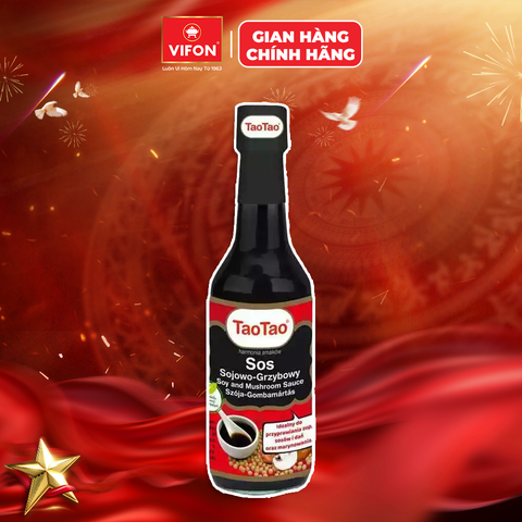 Nước Tương Đậu Nành Nấm TaoTao – Đậm Đà Vị Đậu Nành, Thơm Hương Nấm