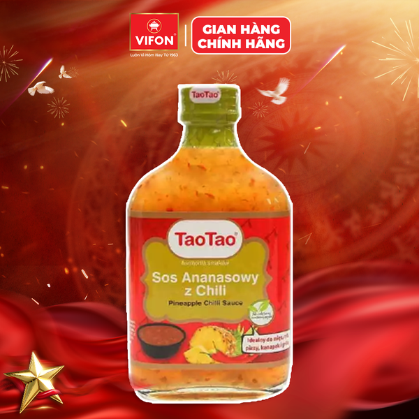 Thùng Tương Ớt Dứa TaoTao – Cay Thơm Hòa Quyện, Đậm Đà Hương Vị