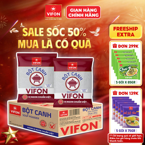 Bột Canh VIFON 14% 450g – Gia Vị Nêm Nếm Đậm Đà