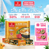 Mì xuất khẩu kim chi VIFON 80g – chua cay đặc trưng, đậm vị Hàn Quốc
