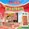 Thùng Mì thịt thật riêu cua VIFON 90g – đậm đà hương vị, chuẩn vị hấp dẫn