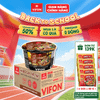 Thùng Tô mì thịt thật bò cay VIFON 90g – cay nồng đậm vị, có gói thịt thật, tiện lợi đủ chất