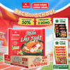 Thùng Miến lẩu thái VIFON 60g – miến ăn liền chua cay đậm đà, tiện lợi