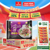 Thùng Phở bò thịt thật VIFON 90g – đậm đà chuẩn vị, có thịt bò thật