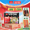 Thùng Phở gà có gói sốt gà VIFON 75g – Thanh ngọt đậm vị, tiện lợi tiết kiệm