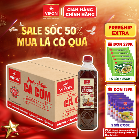 Nước Chấm Cá Cơm VIFON 900ml – Đậm Đà, Thơm Ngon