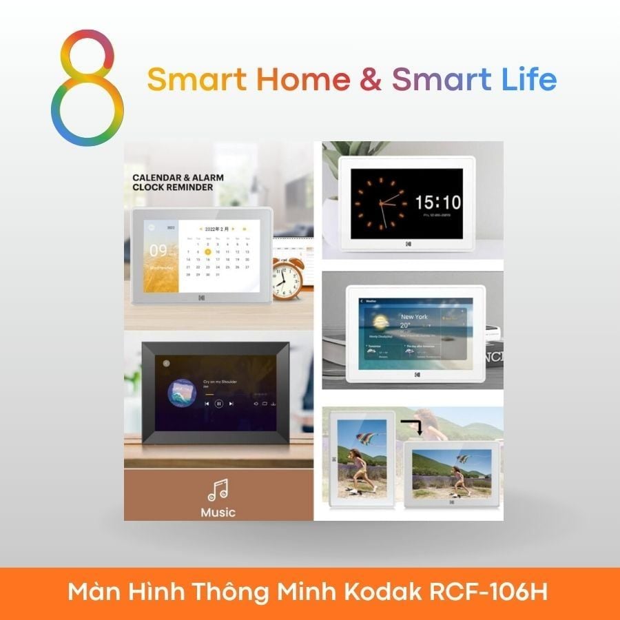  Màn Hình Thông Minh Kodak RCF-106H - 8Matter - SmartHome 