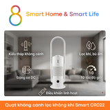  Quạt Thông Minh không cánh lọc không khí tạo ẩm TUYA SMART LIFE U ULTTY SKJ-CR022 - 8Matter Smart Home 