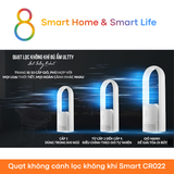 Quạt Thông Minh không cánh lọc không khí tạo ẩm TUYA SMART LIFE U ULTTY SKJ-CR022 - 8Matter Smart Home 