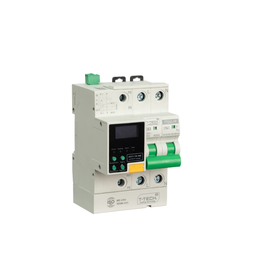  Aptomat Thông Minh 1 Pha TTE-SAFE TTE-1P 8Matter Smarthome 